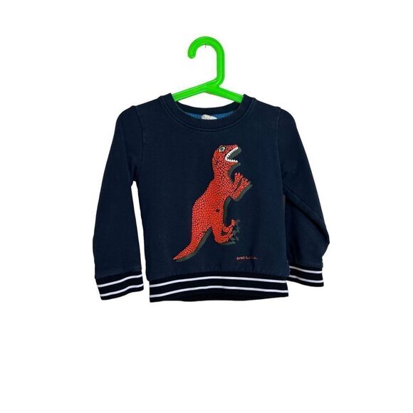Paul Smith Junior Navy Dinosaur Pullover Sweater Size 4 - Picture 1 of 4